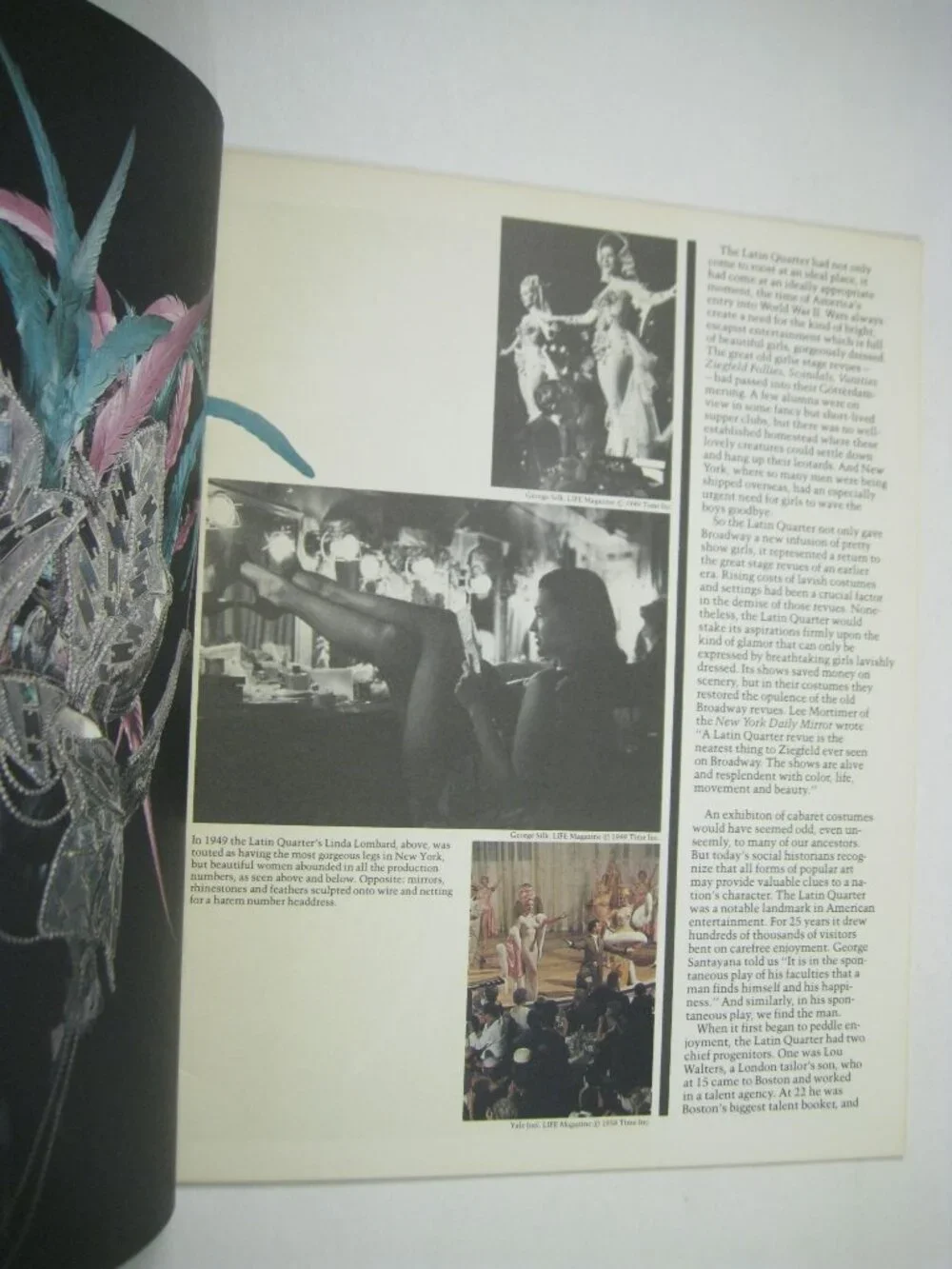 Costumes of the Latin Quarter Program Boston 1978 1979 Woman as Fantasy Erte